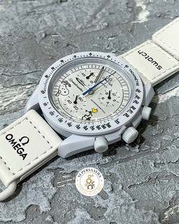 ساعت امگا سواچ سفید Omega x Swatch Speedmaster M00-M