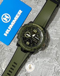 ساعت مردانه هامر 2002 دوزمانه سبز Hummer-6588-G